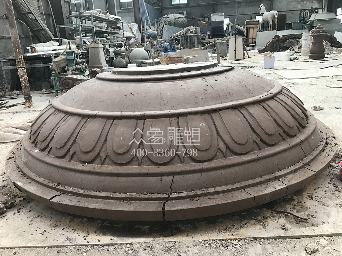 鏡鐵區鎮江玻璃鋼仿黃繡石水缽