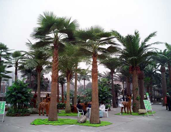 新城仿真棕櫚樹