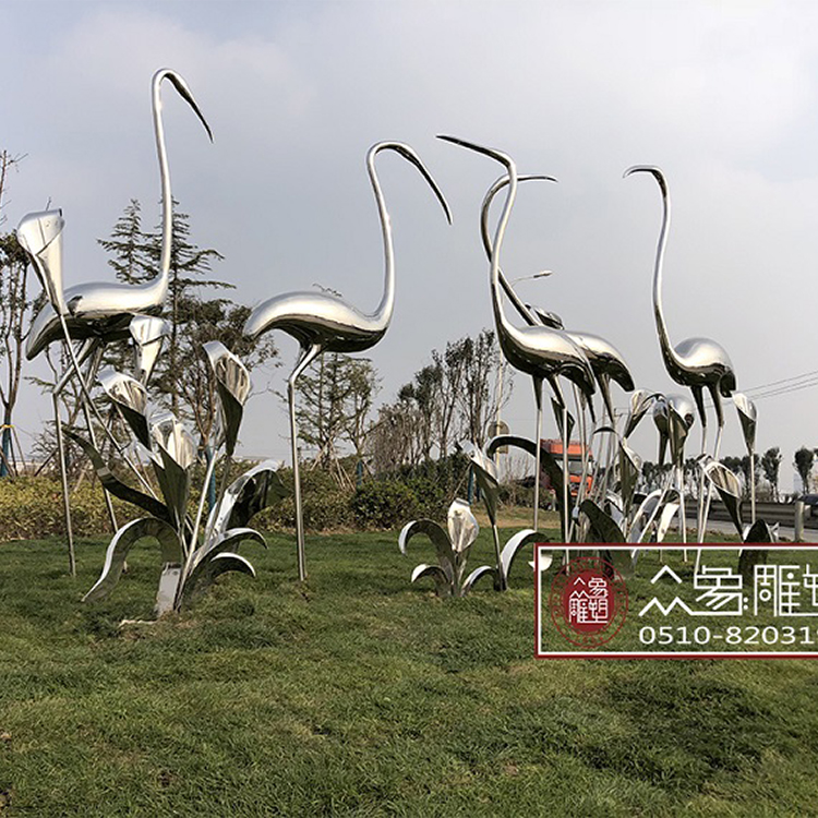 新城江蘇雕塑，無錫雕塑，不銹鋼雕塑欣賞