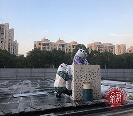 無錫人才公拾憶雕塑+熊貓雕塑雕塑